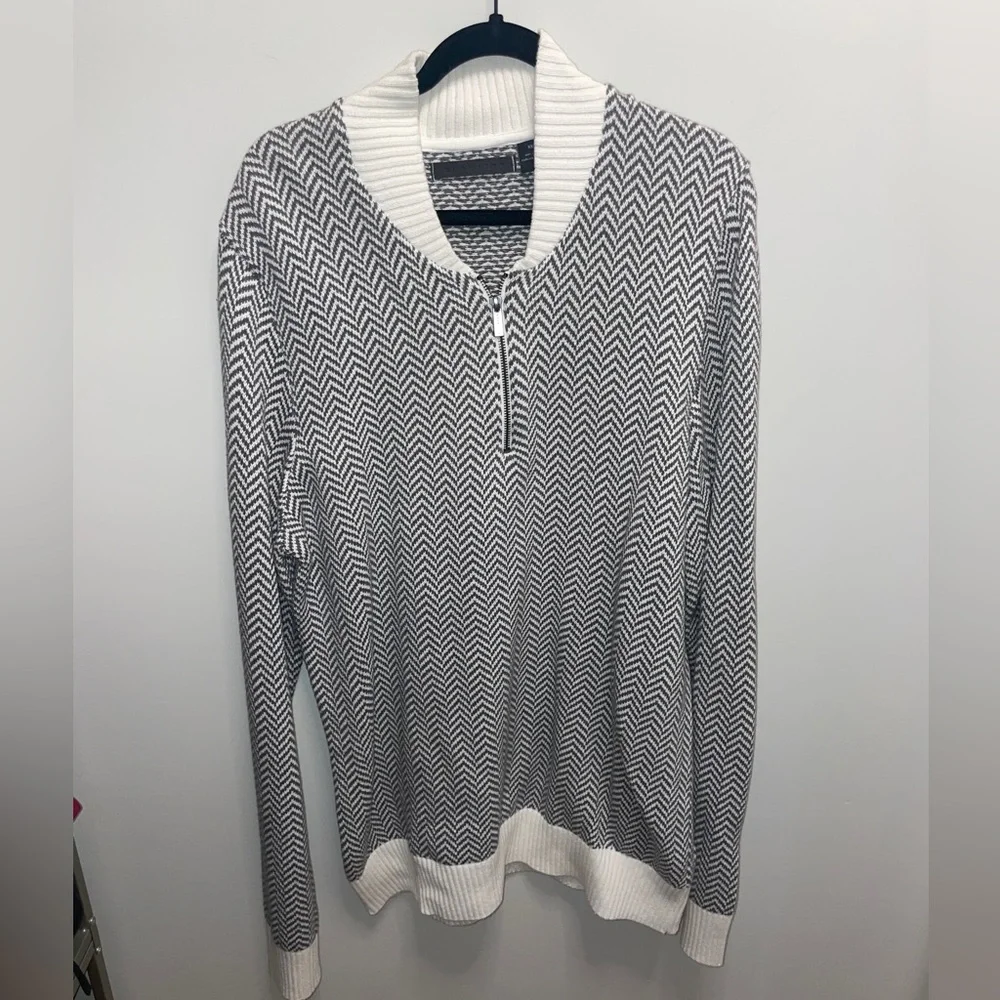 Men’s Sean John Quarter Zip Sweater